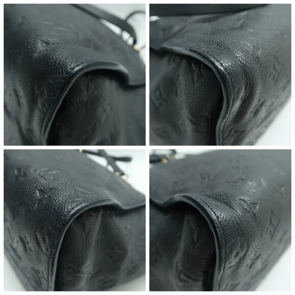 Louis Vuitton Lumineuse Navy Monogram Leather Satchel 1026-041625 - Picture 6 of 12